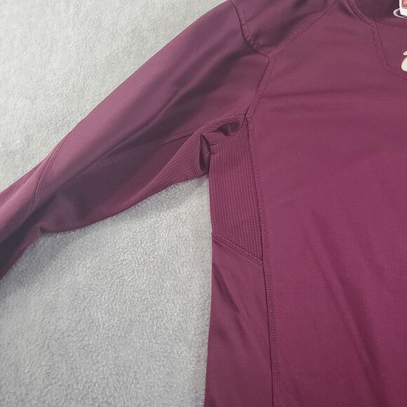 Cleveland Cavaliers Shirt Mens Small Maroon Rawlings Long Sleeve Active Warm-up - Picture 6 of 9